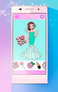 Télécharger Girls Coloring Pages Occasionnel pour Android Capture d'écran 6