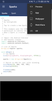 Télécharger APDE - Android Processing IDE Outils pour Android Capture d'écran 5
