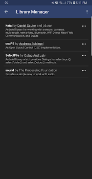 Télécharger APDE - Android Processing IDE Outils pour Android Capture d'écran 6
