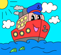 Télécharger Coloriages : transports Apprendre pour Android Capture d'écran 6