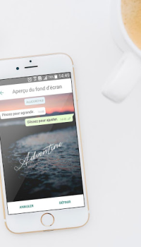 Télécharger Chat Wallpaper Messaging Backgrounds Personnalisation pour Android Capture d'écran 5