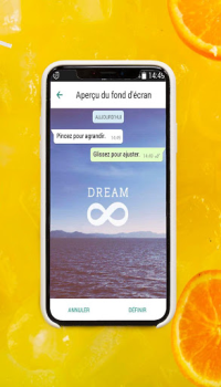 Télécharger Chat Wallpaper Messaging Backgrounds Personnalisation pour Android Capture d'écran 6
