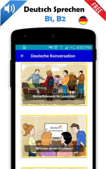 Télécharger Deutsch Sprechen b1, b2 Éducation pour Android Capture d'écran 2