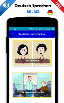 Télécharger Deutsch Sprechen b1, b2 Éducation pour Android Capture d'écran 4