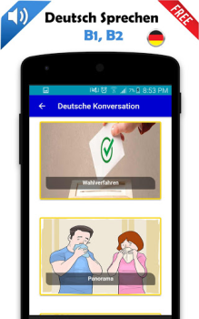 Télécharger Deutsch Sprechen b1, b2 Éducation pour Android Capture d'écran 5