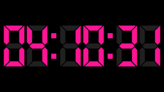 Digital Table Clock 2