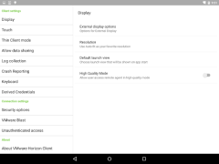 Télécharger VMware Horizon Client Affaires pour Android Capture d'écran 7