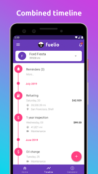 Télécharger Fuelio : carburant et coûts Voitures et transports pour Android Capture d'écran 4