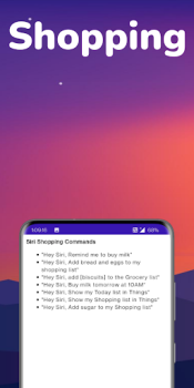 Télécharger Commands For Siri Livres et guides pour Android Capture d'écran 2