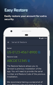 Télécharger Authenticator Battle.net Outils pour Android Capture d'écran 3