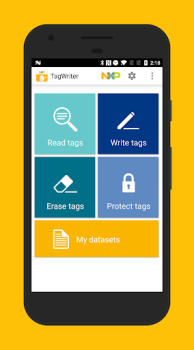 Télécharger NFC TagWriter by NXP Travail pour Android