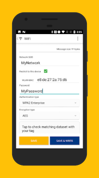 Télécharger NFC TagWriter by NXP Travail pour Android Capture d'écran 4