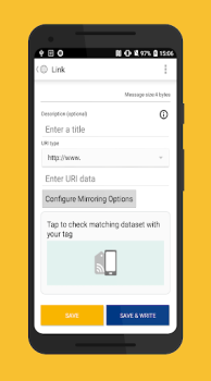 Télécharger NFC TagWriter by NXP Travail pour Android Capture d'écran 6
