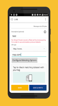Télécharger NFC TagWriter by NXP Travail pour Android Capture d'écran 7