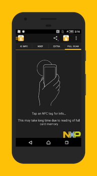 Télécharger NFC TagInfo by NXP Outils pour Android Capture d'écran 3