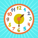 Télécharger  Clock time game hours, minutes