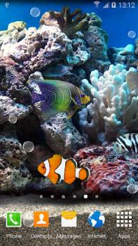 Télécharger Coral Fish 3D Live Wallpaper Personnalisation pour Android Capture d'écran 3