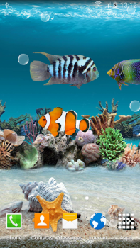Télécharger Coral Fish 3D Live Wallpaper Personnalisation pour Android Capture d'écran 4