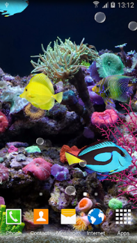 Télécharger Coral Fish 3D Live Wallpaper Personnalisation pour Android Capture d'écran 5