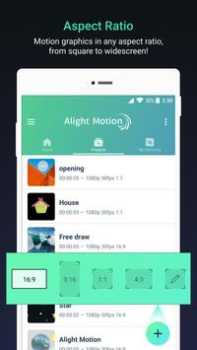 Télécharger Alight Motion Lecteurs et éditeurs de vidéos pour Android Capture d'écran 4