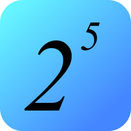 Logo exposant calculatrice