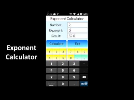 Télécharger exposant calculatrice Outils pour Android Capture d'écran 6