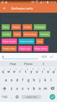 Télécharger Shopping List - Buy Me a Pie! Shopping pour Android Capture d'écran 2