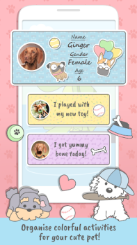 Télécharger Animaux mignon: Journal intime Mode de vie pour Android Capture d'écran 4