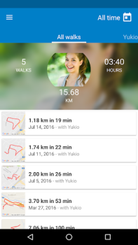Télécharger Dog Walk - Suivez vos chiens Mode de vie pour Android Capture d'écran 4