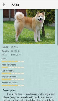 Télécharger Dog Breeds Livres et guides pour Android Capture d'écran 5