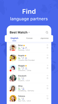 Télécharger HelloTalk: Apprendre la langue Éducation pour Android Capture d'écran 3