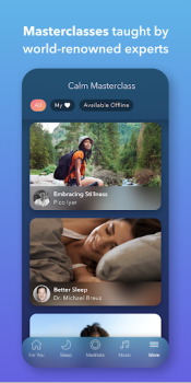Télécharger Calm: Méditer, dormir, apaiser Santé et forme physique pour Android Capture d'écran 6