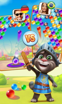 Télécharger Talking Tom Bubble Shooter Occasionnel pour Android Capture d'écran 4