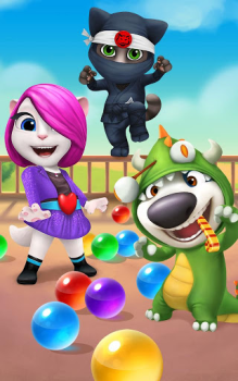 Télécharger Talking Tom Bubble Shooter Occasionnel pour Android Capture d'écran 6
