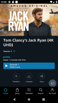 Télécharger Amazon Prime Video Divertissement pour Android Capture d'écran 2