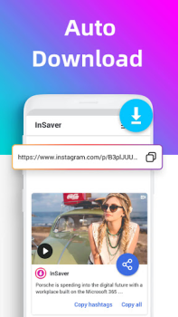 Télécharger Vidéo Downloader for Instagram Lecteurs et éditeurs de vidéos pour Android Capture d'écran 2