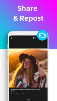 Télécharger Vidéo Downloader for Instagram Lecteurs et éditeurs de vidéos pour Android Capture d'écran 3