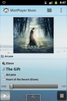 Télécharger MortPlayer Music Musique et audio pour Android Capture d'écran 2
