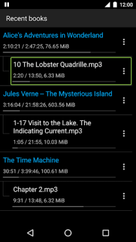 Télécharger Simple Audiobook Player Musique et audio pour Android Capture d'écran 5