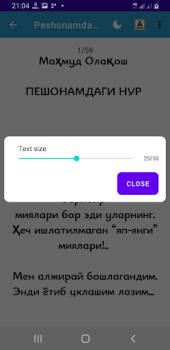 Télécharger Peshonamdagi Nur Livres et guides pour Android Capture d'écran 4
