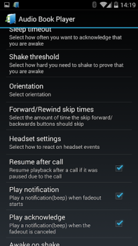Télécharger Audiobook Player 2 Lecteurs et éditeurs de vidéos pour Android Capture d'écran 2