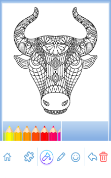 Télécharger Livre coloriage animal Mandala Éducation pour Android Capture d'écran 3