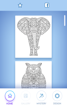 Télécharger Livre coloriage animal Mandala Éducation pour Android Capture d'écran 4