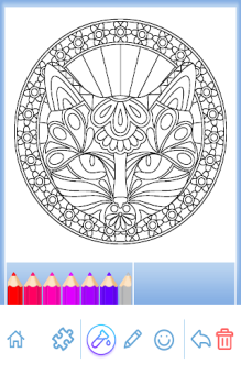 Télécharger Livre coloriage animal Mandala Éducation pour Android Capture d'écran 6