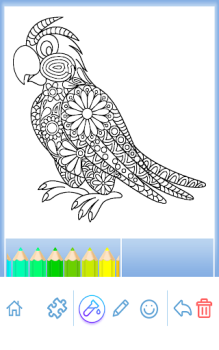 Télécharger Livre coloriage animal Mandala Éducation pour Android Capture d'écran 7