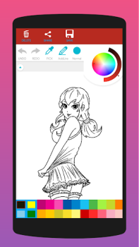 Télécharger Livre de coloriage animé Art et design pour Android Capture d'écran 2