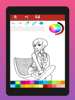 Télécharger Livre de coloriage animé Art et design pour Android Capture d'écran 7