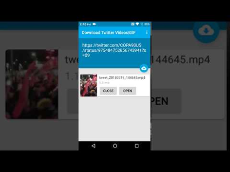 Télécharger Download Twitter Videos - GIF Outils pour Android Capture d'écran 6