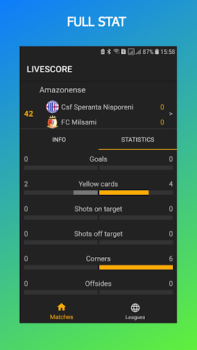 Télécharger 365 score: App livescore. Sport pour Android Capture d'écran 3