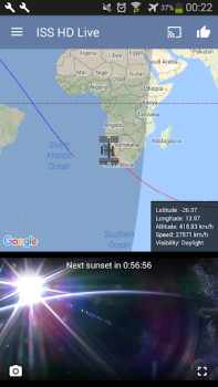 Télécharger ISS Live Now: Terre en direct Éducation pour Android Capture d'écran 4